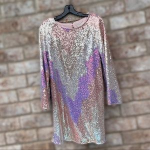 H&M Sequin A-Line Dress NWOT